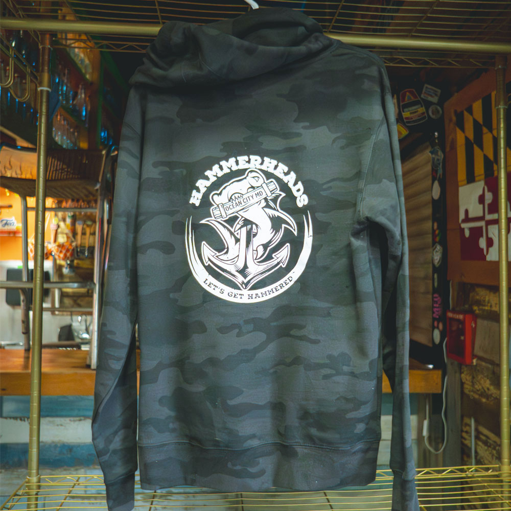 Grey Camo Hoodie