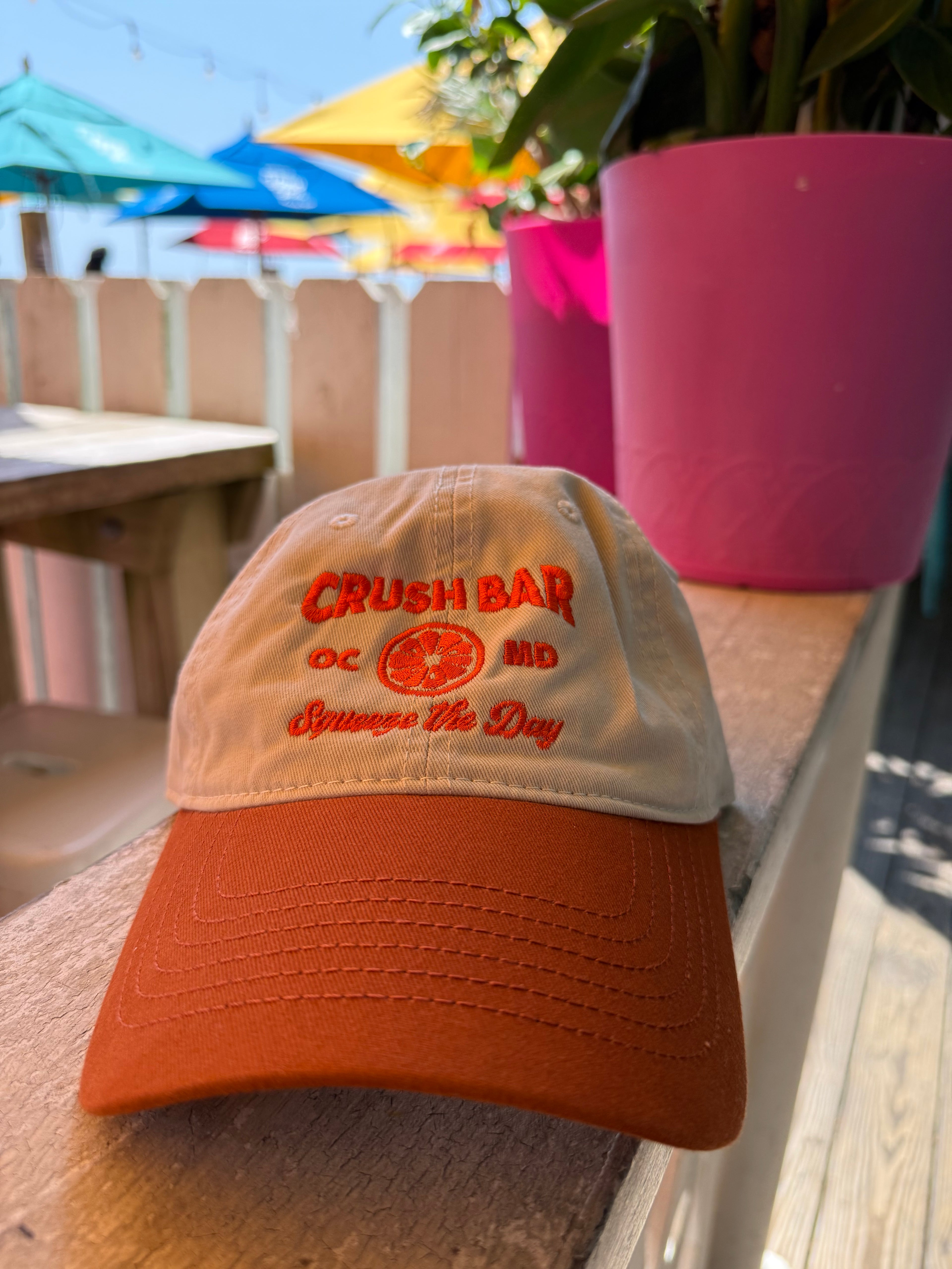 Tan Crush Bar Hat