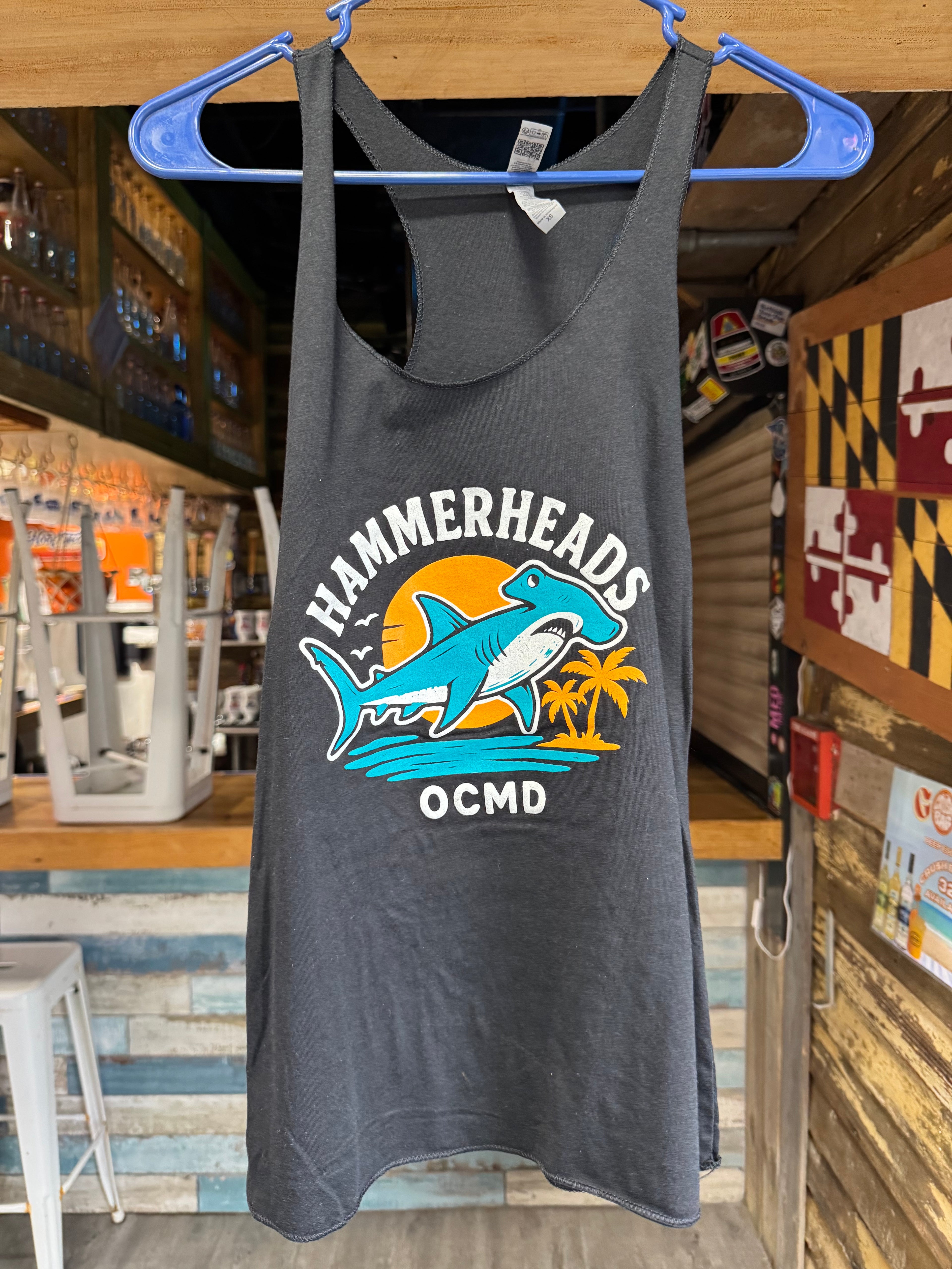 Racerback Black Tank Top
