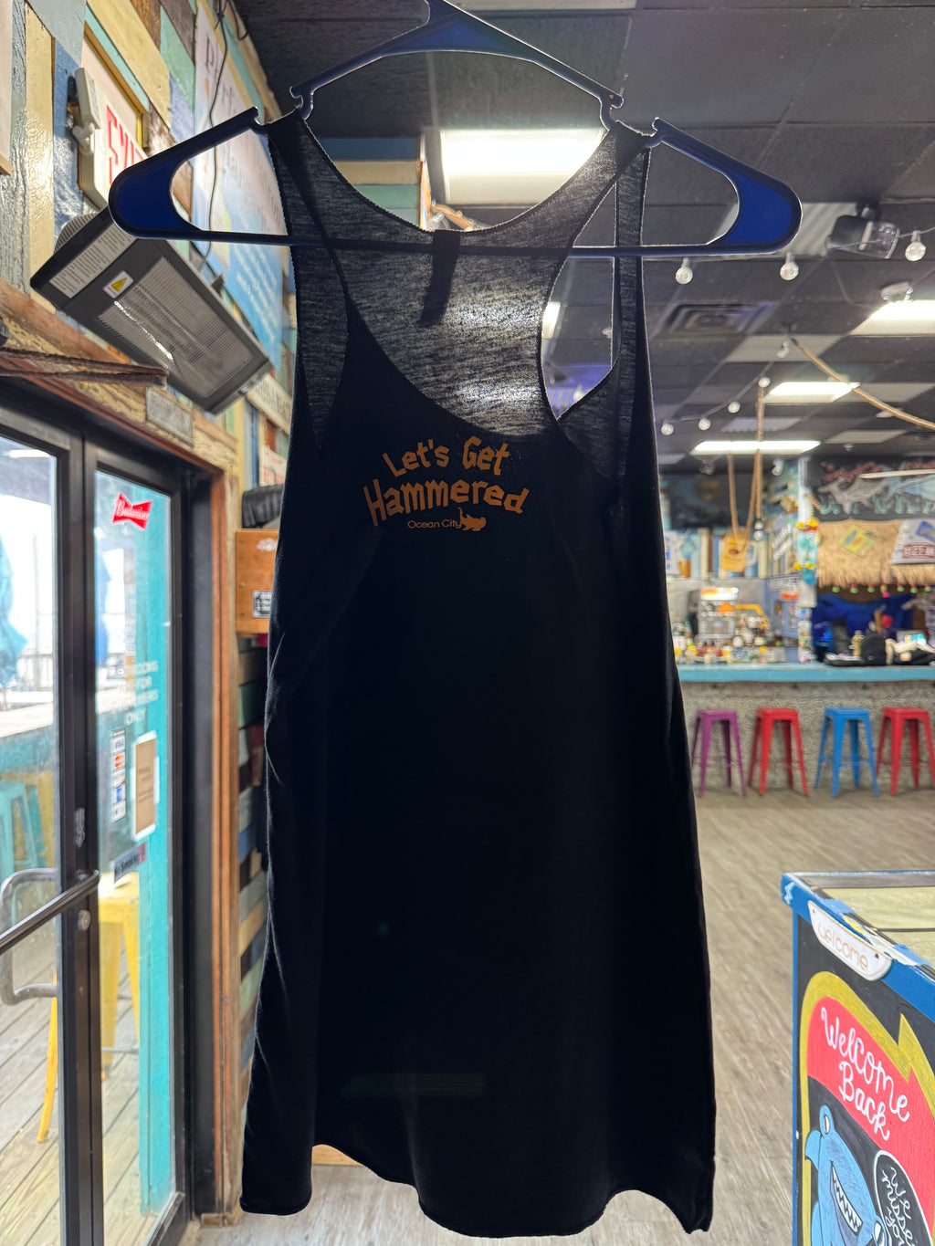 Racerback Black Tank Top