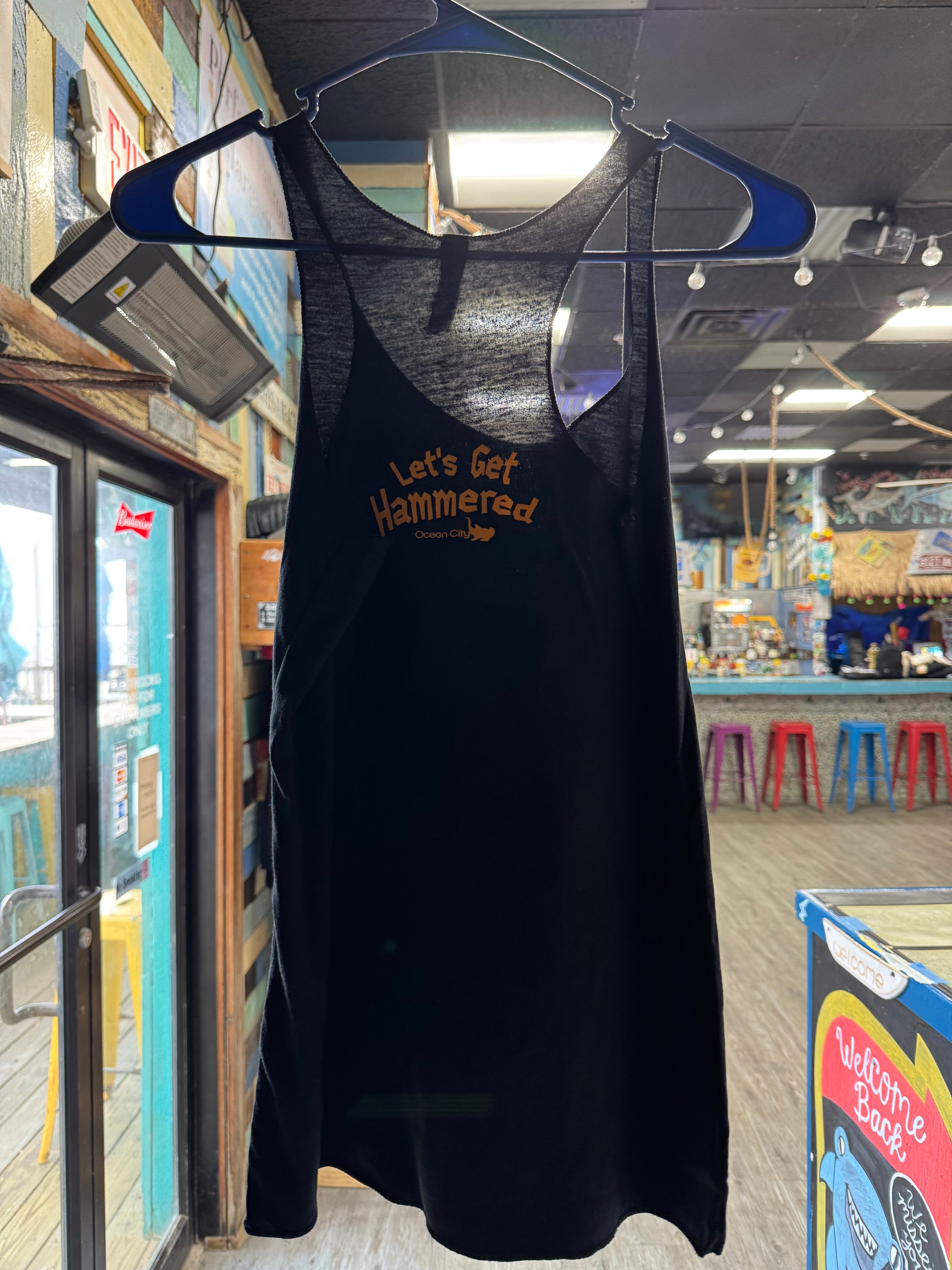Racerback Black Tank Top