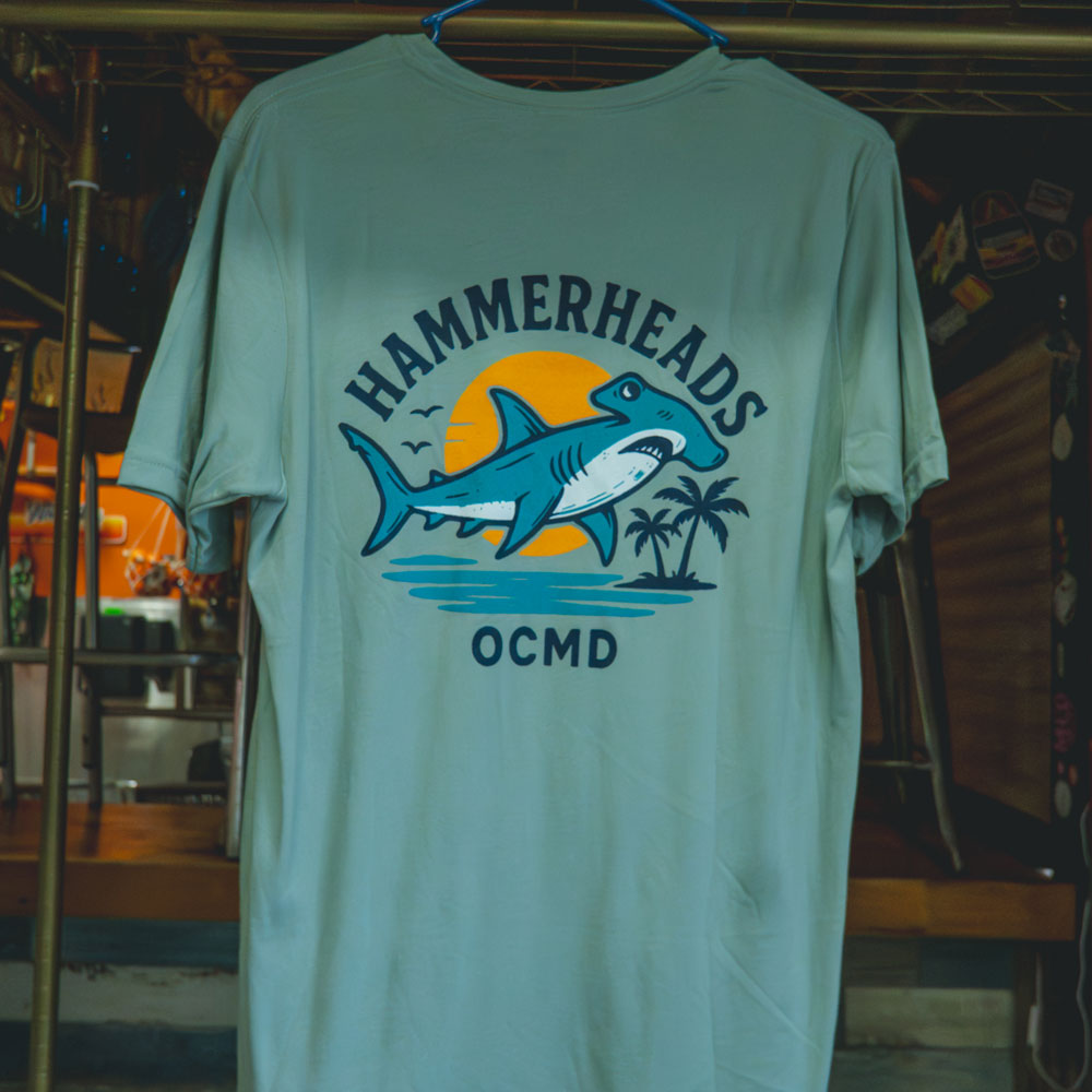 Unisex Sunset Shark Logo T-shirt