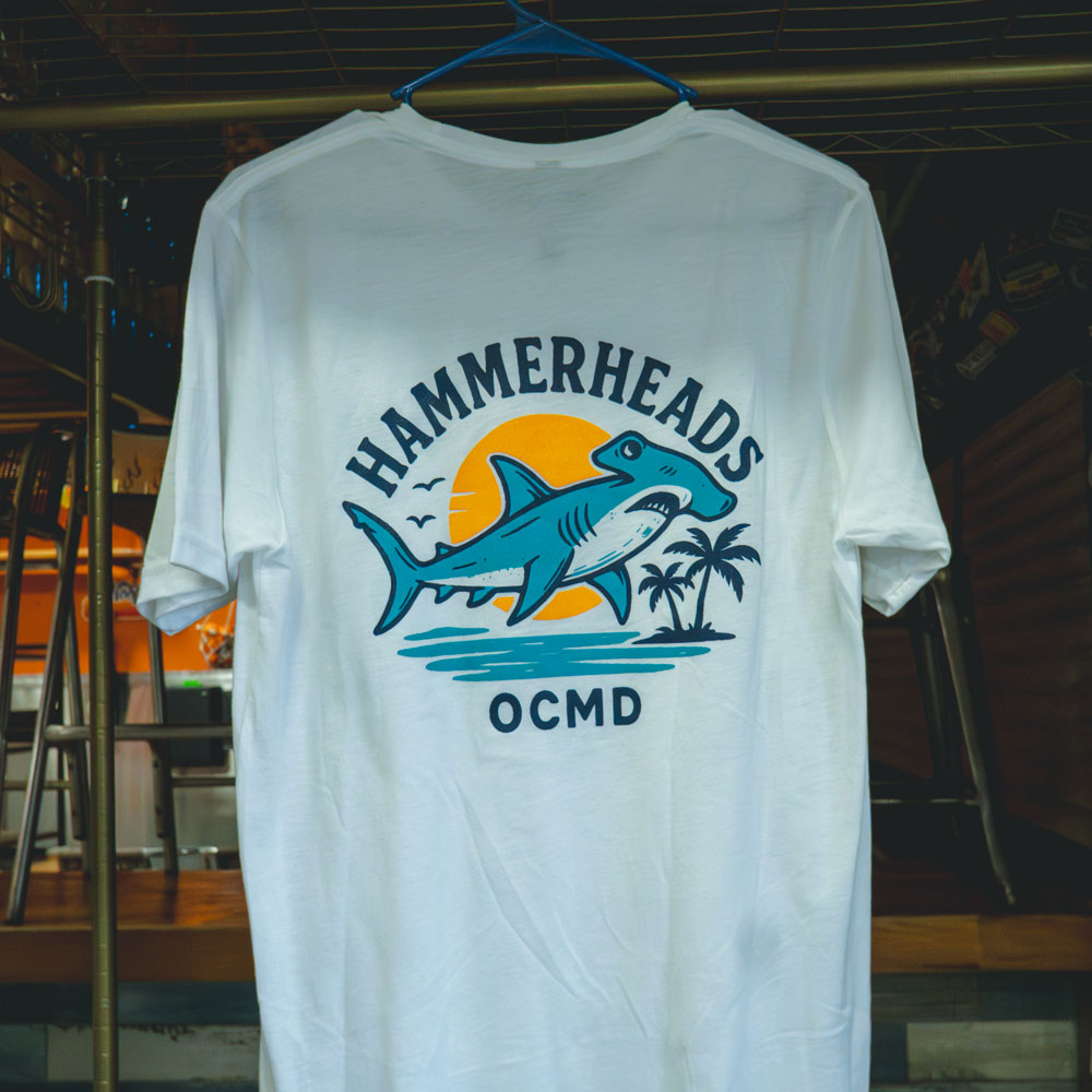 Unisex Sunset Shark Logo T-shirt