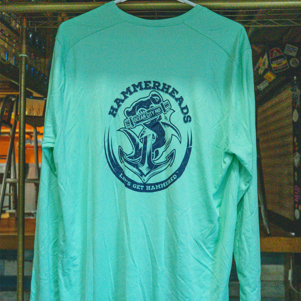 Teal Unisex Long Sleeve Sunshirt