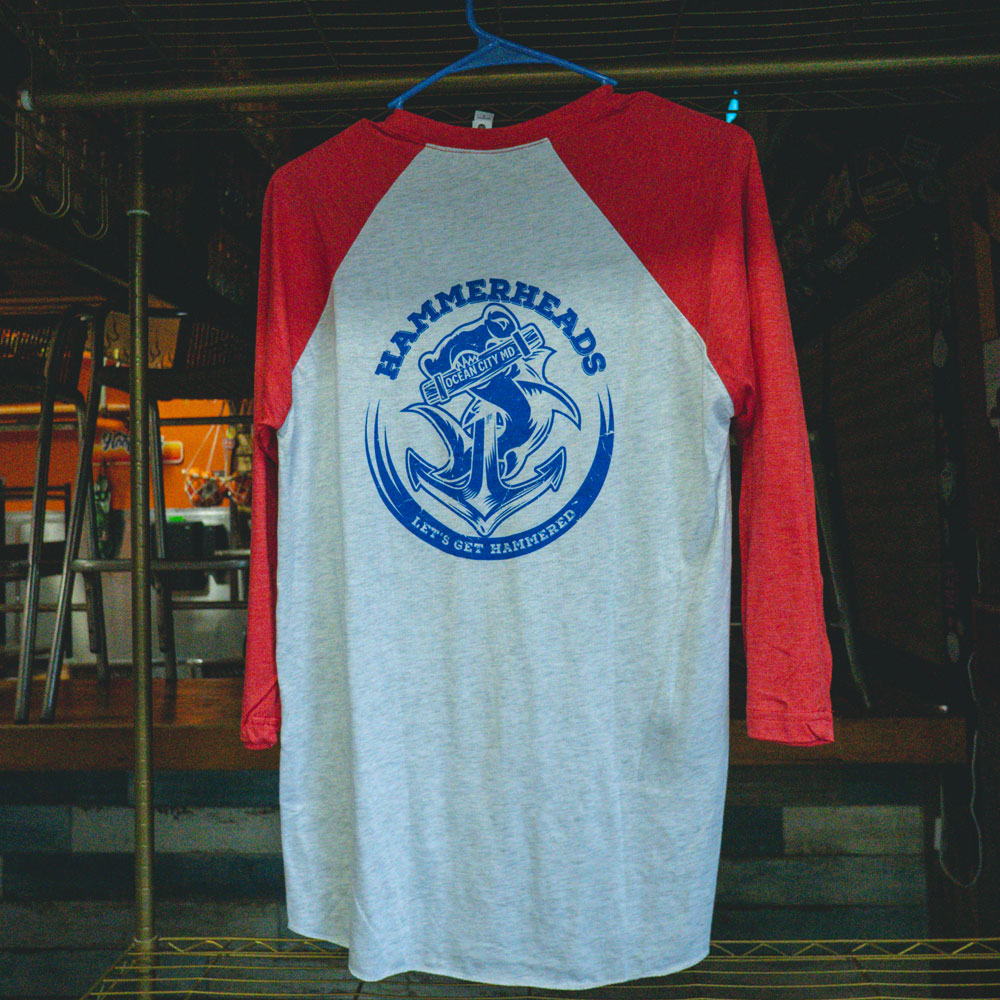 Unisex Raglan Baseball ¾ length shirt